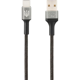 Дата кабель Gelius Strong Ukraine GP-UCN002C USB to Type-C 3A (1.2m) фото 1 з 1