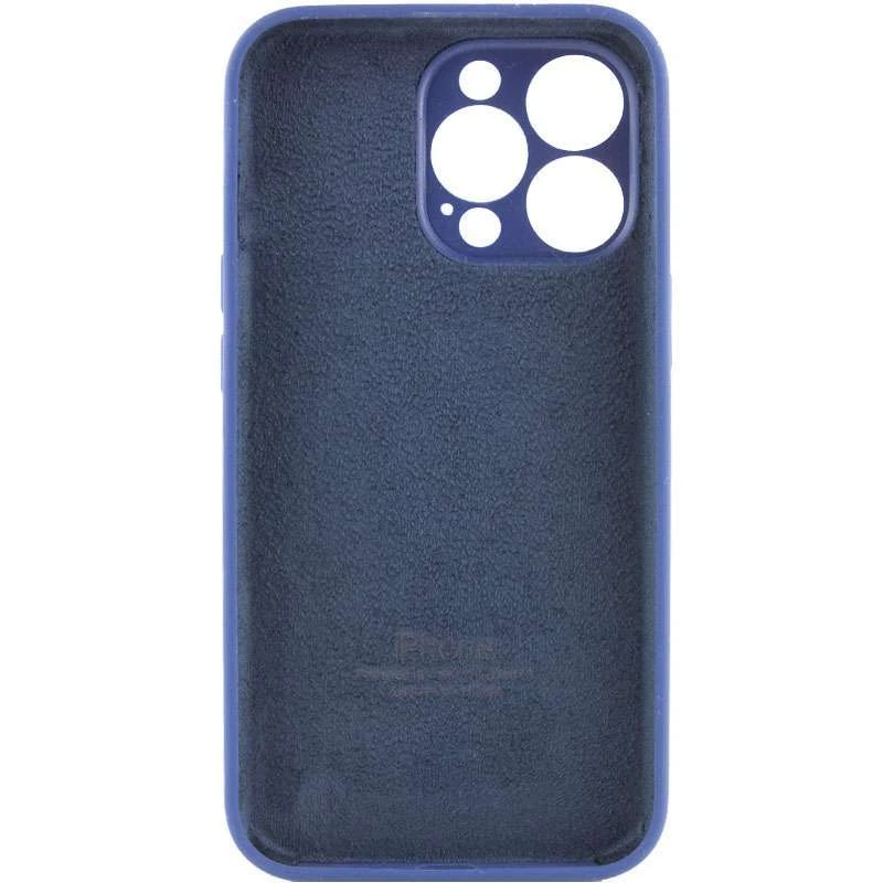 Чохол Silicone Case з захистом камери на Apple iPhone 13 Pro Max (6.7") – Синій / Deep navy. Фото 2 з 4