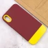 Двоколірний чохол Bichromatic на Apple iPhone X (5.8") – Brown burgundy / Yellow. Фото 5 з 5