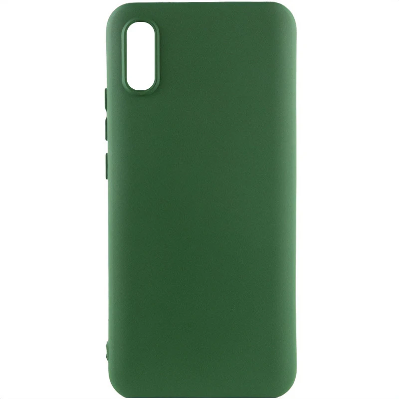 Чохол Silicone Cover Ummi Lakshmi (AA) для Xiaomi Redmi 9A – Зелений / Dark green. Фото 2 з 3