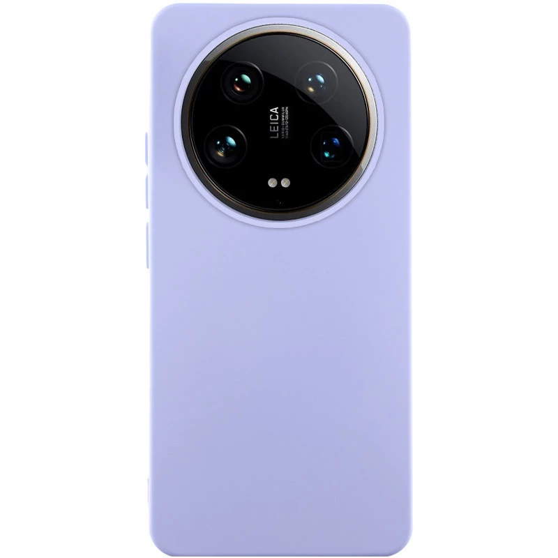Чехол Silicone Case Lakshmi Premium на Xiaomi 14 Ultra – Сиреневый / Dasheen. Фото 1 из 4