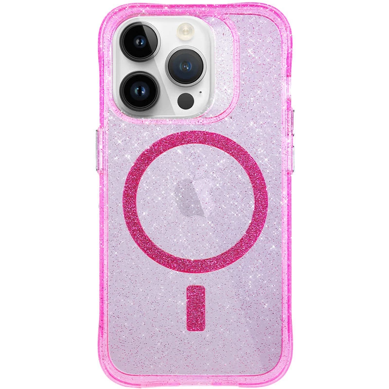 

Звездный чехол с MagSafe на Apple iPhone 15 Pro Max (6.7") (Pink)