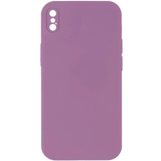 Чехол Silicone Case Square L с защитой камеры для Apple iPhone XS фото 1 из 1
