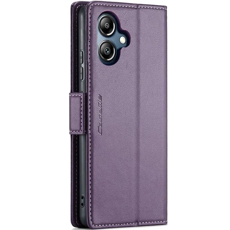 Шкіряний чохол-книжка CaseMe Nappa leather для Xiaomi Redmi Note 15 Pro 5G – Purple. Фото 4 з 10