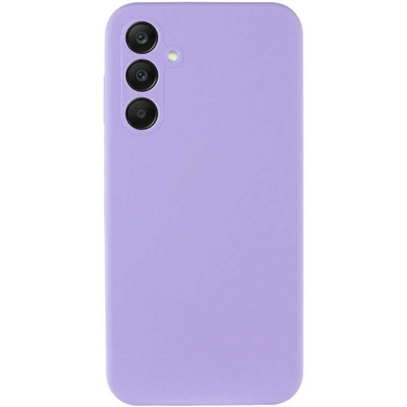 Чохол Silicone Case Lakshmi Premium із закритою камерою для Samsung Galaxy A12 – Бузковий / Dasheen. Фото 3 з 8