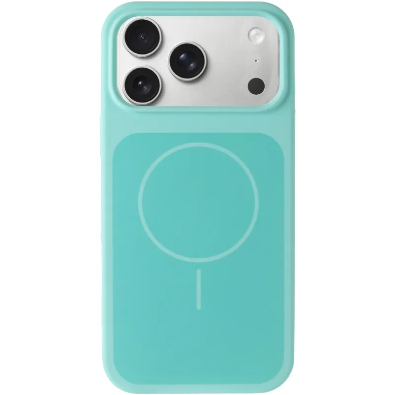 Чохол Silk Duo Color (AA) NO LOGO with Magnetic Fit для Apple iPhone 18 Pro Max – Turquoise. Фото 2 з 5