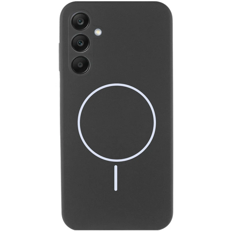Чохол Silicone Cover Lakshmi Full Camera (AA) with Magnetic Fit для Samsung Galaxy S25 FE – Чорний / Black. Фото 1 з 4