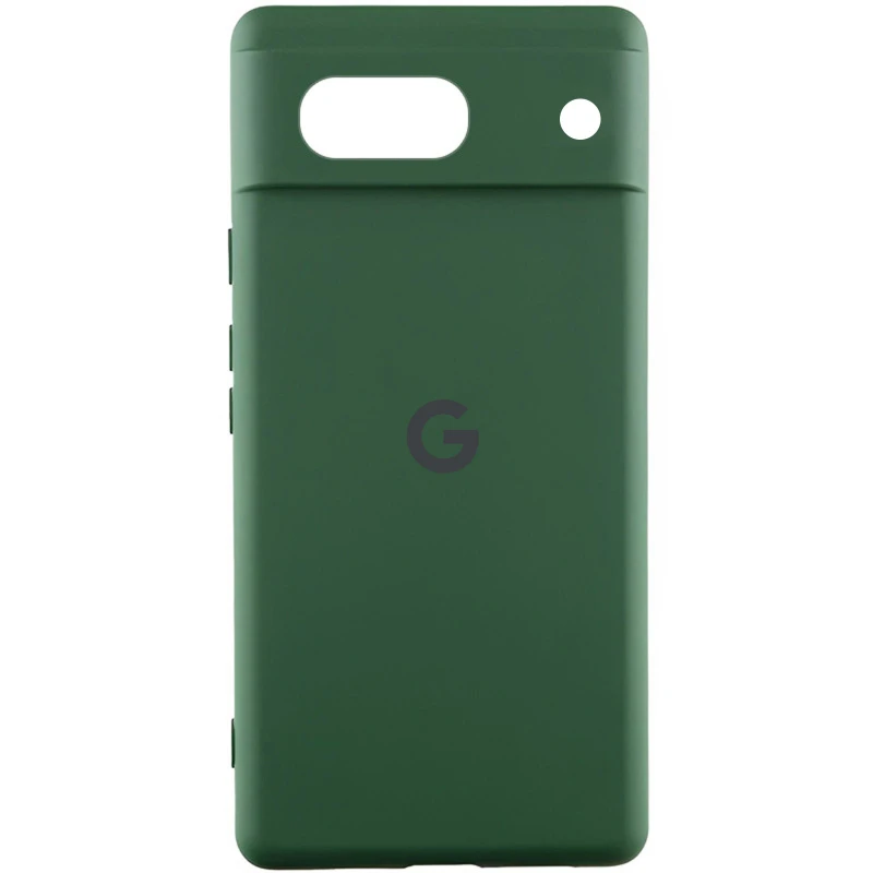 Чохол Silicone Case Lakshmi Premium L з закритою камерою на Google Pixel 8 – Зелений / Cyprus Green. Фото 3 з 5