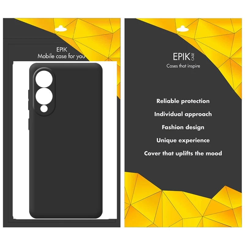 Чёрный силиконовый чехол Epik с защитой камеры для Samsung Galaxy S26+ – Черный. Фото 2 из 2