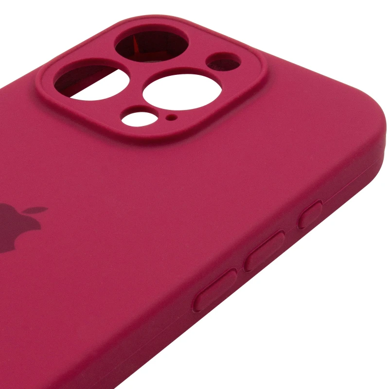 Чохол Silicone Case з захистом камери на Apple iPhone 14 Pro (6.1") – Червоний / Rose Red. Фото 7 з 9