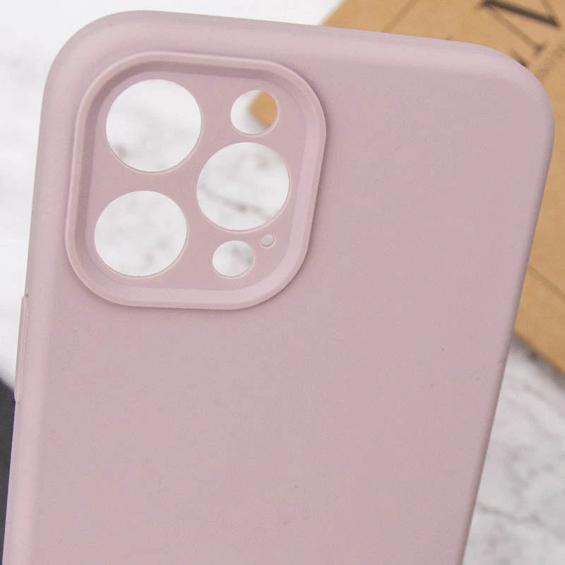 Чохол Silk Full Camera Protective (AA) NO LOGO для Apple iPhone 12 Pro Max (6.7") – Сірий / Lavender. Фото 6 з 6