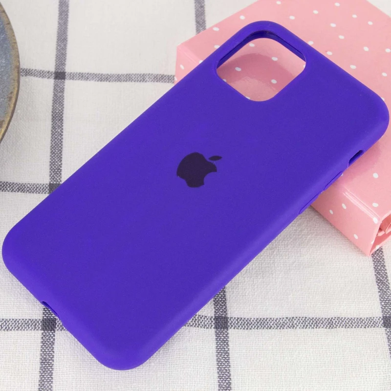 Чохол Silicone Case з закритим низом на Apple iPhone 11 Pro (5.8") – Фіолетовий / Purple. Фото 2 з 3
