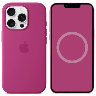 Чохол Silicone case (AAA) with Magsafe and Animation для Apple iPhone 16 Pro фото 1 з 4