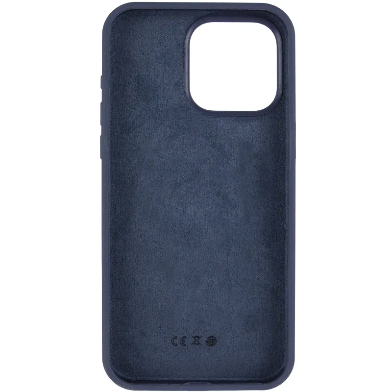 Чехол Silk Full Protective (AA) NO LOGO для Apple iPhone 15 Pro Max (6.7") – Темно-синий / Midnight blue. Фото 7 из 10
