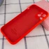 Чехол Silicone Case с защитой камеры для Apple iPhone 12 Pro Max (6.7") – Красный / Red. Фото 2 из 2