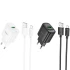 МЗП Hoco C140A Smart QC3.0 18W (1USB-A) + кабель USB to MicroUSB фото 2 з 2