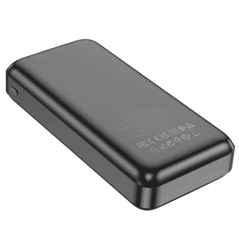 Портативний зарядний пристрій Power Bank Hoco J101A Astute 22.5W 20000 mAh – Black. Фото 4 з 5