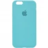 Чехол Silicone Case с закрытым низом для Apple iPhone 6/6s (4.7") – Бирюзовый / Marine Green. Фото 1 из 1