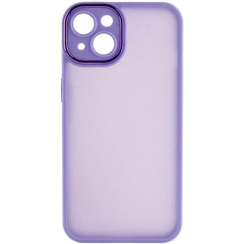 TPU+PC чохол Accent на Apple iPhone 14 (6.1") – White / Purple. Фото 2 з 6