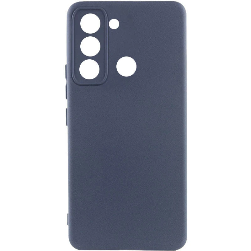 Чохол Silicone Case Lakshmi Premium із закритою камерою для TECNO Pop 5 LTE – Темно-синій / Midnight blue. Фото 1 з 3