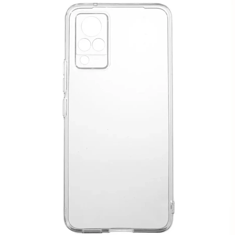Ультратонкий силиконовый чехол 1,5 мм с защитой камеры для Vivo V21 – Бесцветный (прозрачный). Фото 2 из 2