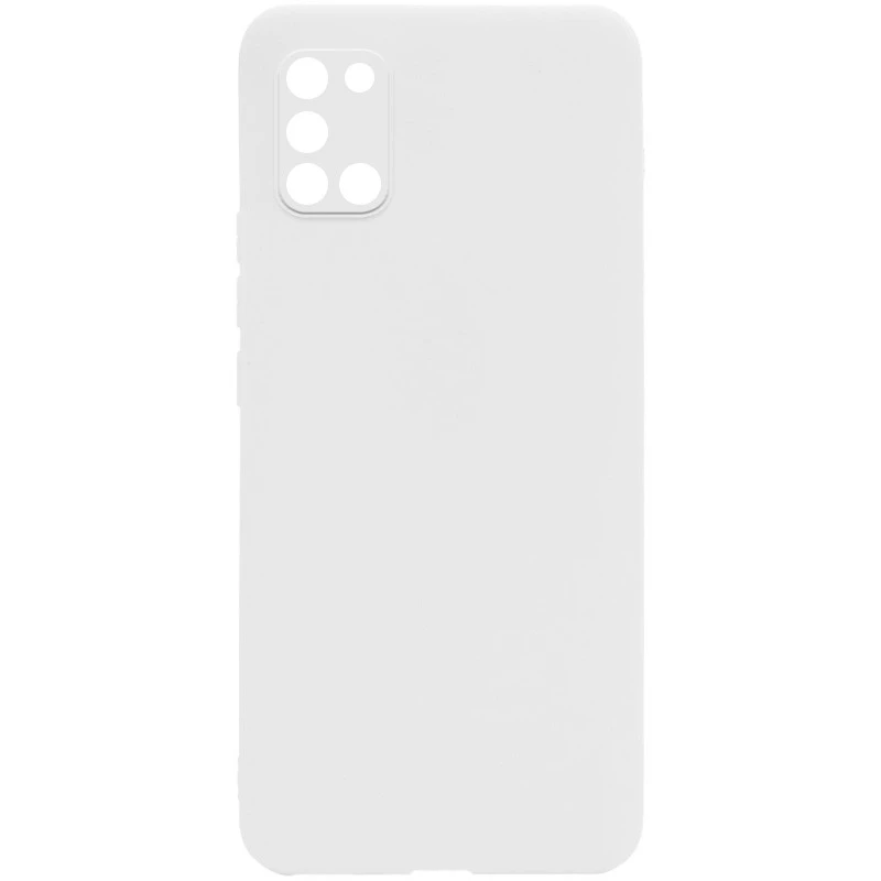 

Кольоровий силіконовий чохол із захистом камери на Samsung Galaxy A31 (Білий / White)