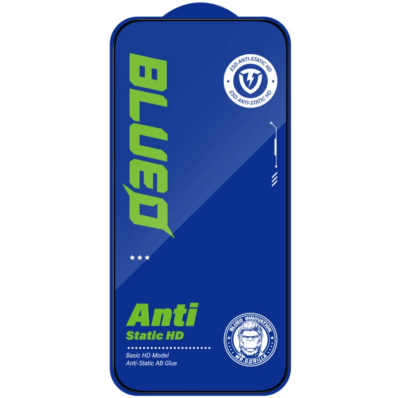 Защитное стекло Blueo Full Cover HD для Apple iPhone 18 Pro Max – Черный. Фото 2 из 4