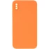 Чехол Silicone Case Square L с защитой камеры для Apple iPhone XS Max (6.5") – Оранжевый / Papaya. Фото 1 из 3