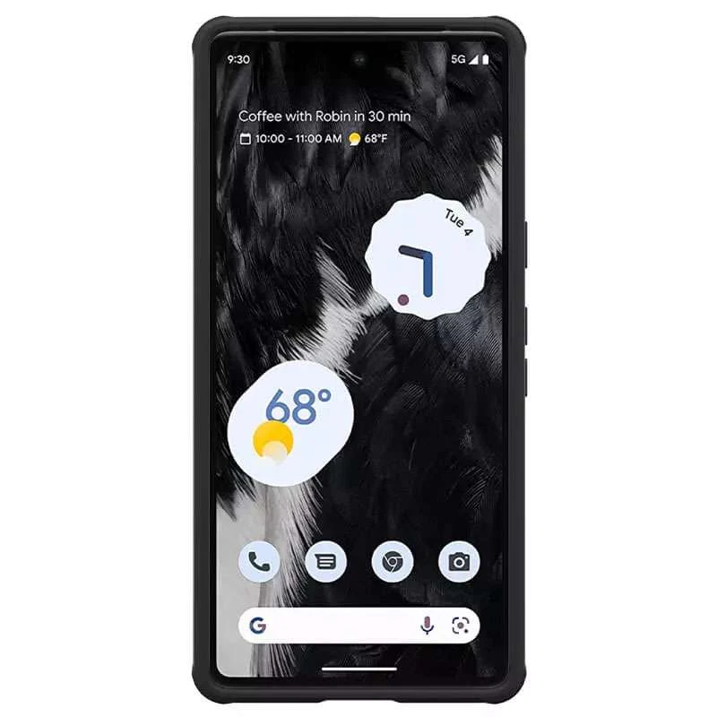 Карбована накладка Nillkin зі шторкою для камери на Google Pixel 7 – Чорний / Black. Фото 2 з 5