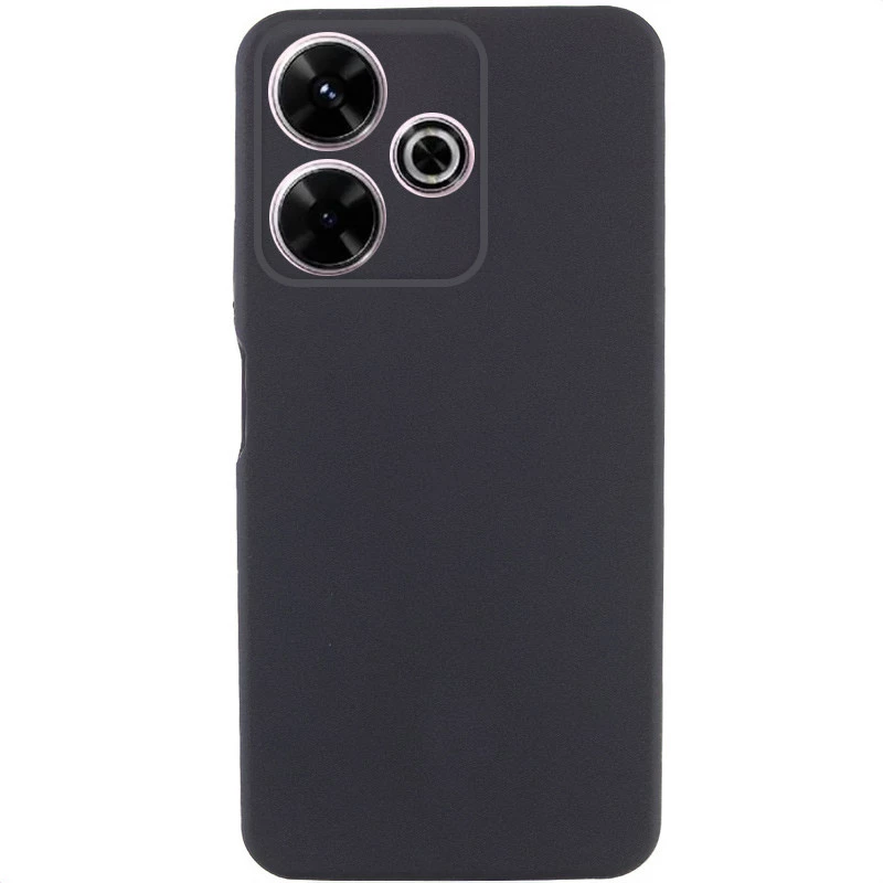 Цветной силиконовый чехол GETMAN с закрытой камерой на Xiaomi Poco M6 4G – Черный / Black. Фото 1 Цветной силиконовый чехол GETMAN с закрытой камерой на Xiaomi Poco M6 4G – Черный / Black. Фото 1 из 3