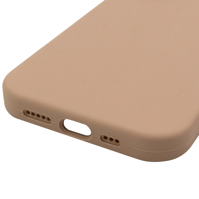 Чехол Silk Full Camera Protective (AA) NO LOGO для Apple iPhone 15 Pro (6.1") – Бежевый / Desert Gold. Фото 5 из 5