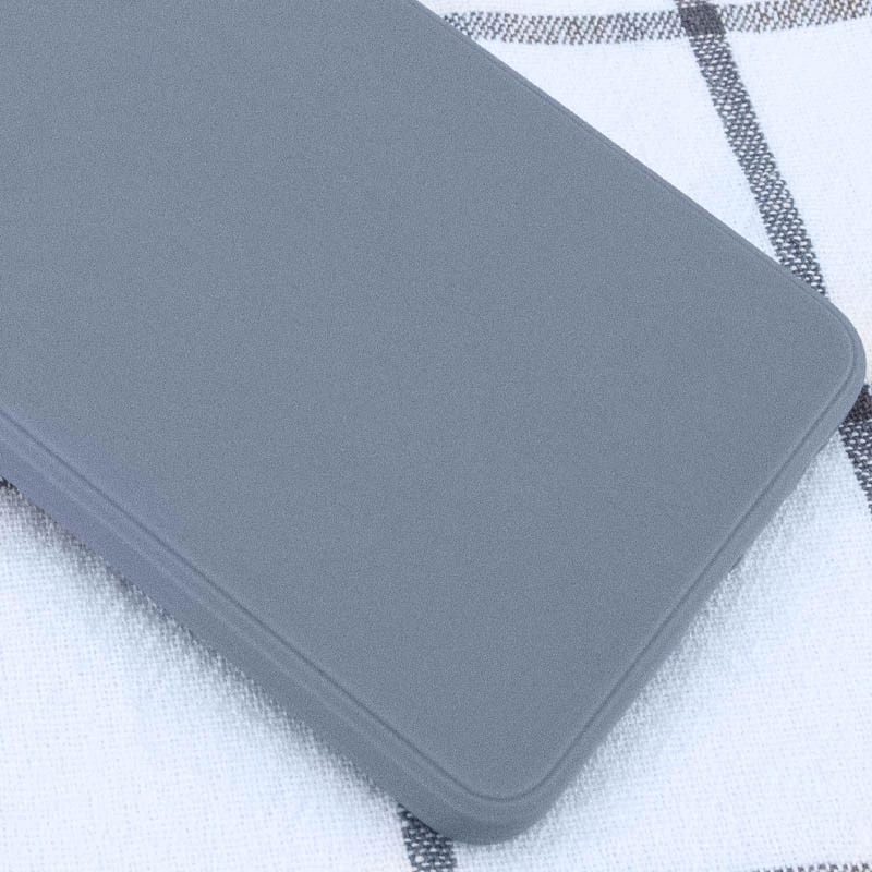 Кольоровий силіконовий чохол із захистом камери на Xiaomi Redmi Note 12 4G – Сірий / Smoky Gray. Фото 6 з 12