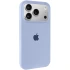 Чехол Silicone Case (AA) Logo with MagSafe для Apple iPhone 17 Pro Max (6.9") – Голубой / Lilac Blue. Фото 3 из 11
