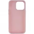 TPU чохол Bonbon з металевими кнопками на Apple iPhone 14 Pro Max (6.7") – Рожевий / Light pink. Фото 3 з 5