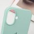 Чохол Silicone Case з закритим низом на Apple iPhone 16 – Бірюзовий / Turquoise. Фото 5 з 8