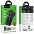 Портативний ЗП Power Bank Hoco J155 Shine 22.5W+PD20W with 4 cables 20000 mAh – Black. Фото 6 з 6