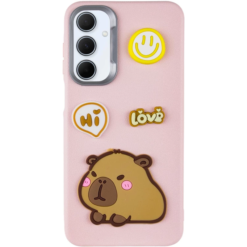 Чохол Labubu Toys для Xiaomi Poco X5 Pro 5G – Capybara / Pink. Фото 2 з 6