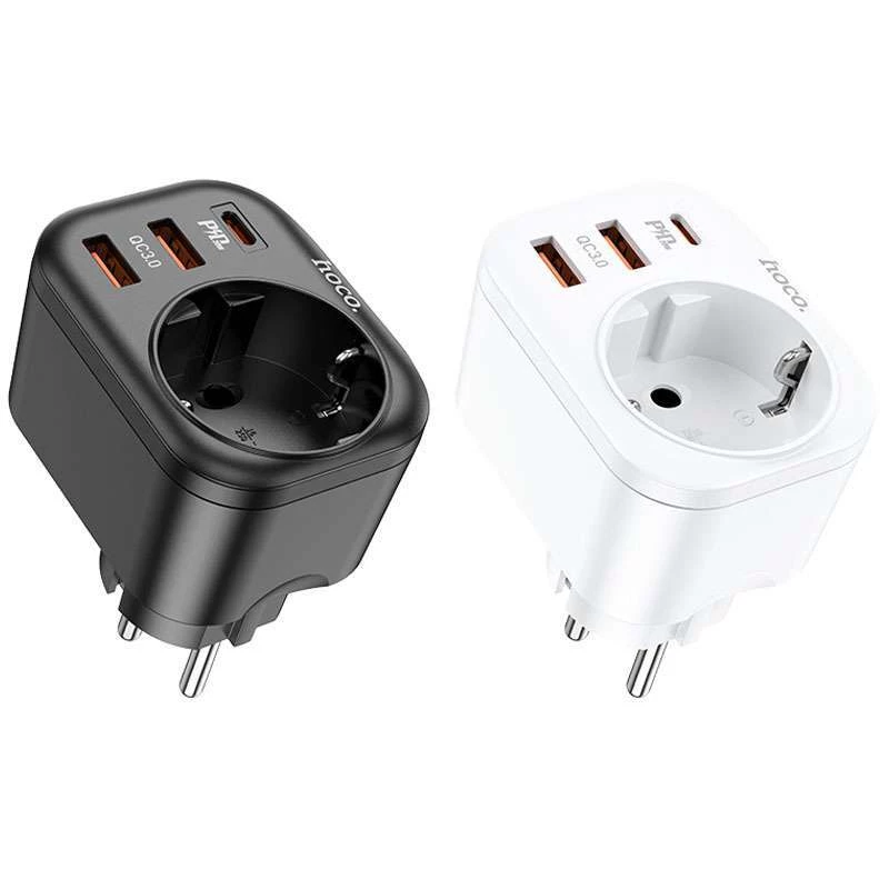 МЗП Hoco NS3 Multifunctional PD20W (2USB/1Type-C/1xSocket) фото 1 з 1