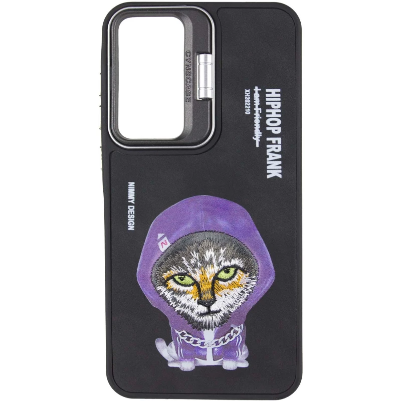 TPU+PC чехол с животными для Xiaomi Redmi 13C – Black Cat. Фото 3 из 7