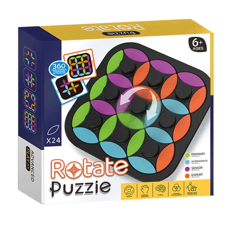 Настільна інтерактивна гра Ummi 22049 Rotate Puzzle – Black. Фото 5 з 6