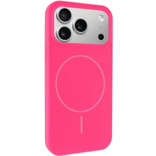 Чехол Silk Full Protective (AA) NO LOGO with Magnetic Fit для Apple iPhone 18 Pro Max — Розовый / Barbie pink