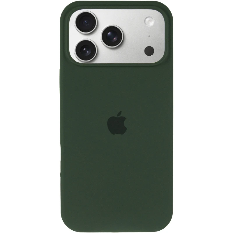 Чохол Silicone Case з закритим низом на Apple iPhone 17 Pro Max (6.9") – Зелений / Cyprus Green. Фото 3 з 6