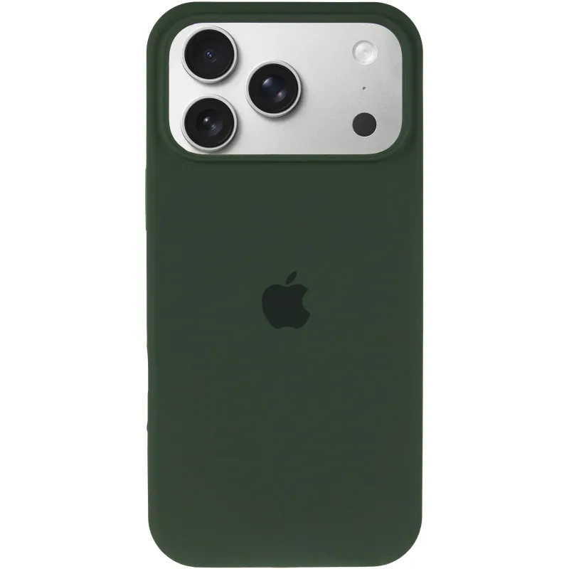 Чехол Silk Full Protective (AA) для Apple iPhone 18 Pro Max – Зеленый / Cyprus Green. Фото 2 из 5