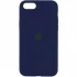 Чехол Silicone Case с закрытым низом для Apple iPhone SE (2020) – Синий / Deep navy. Фото 1 из 1