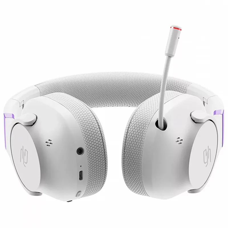 Накладные беспроводные наушники Proove Gaming Bliss with microphone (APP) – White. Фото 3 из 5
