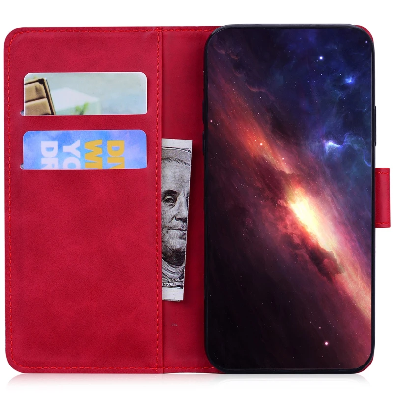 Шкіряний чохол-книжка Tiger для Xiaomi Redmi 15 (EU) – Red. Фото 3 з 5
