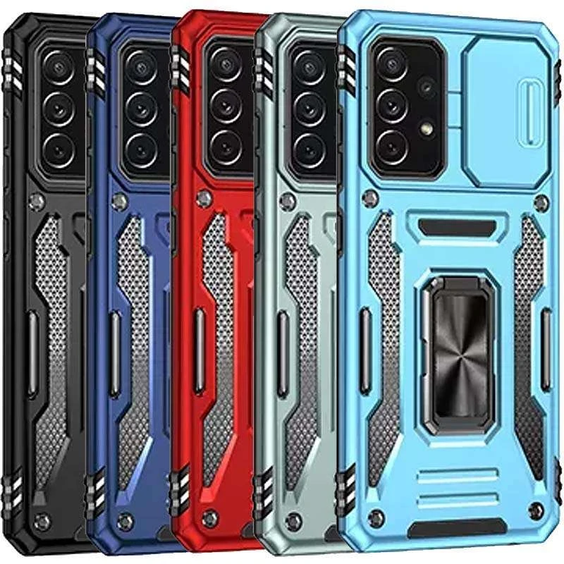 Ударопрочный чехол Square Ring c шторкой на камеру для Samsung Galaxy A13 4G фото 2 из 3