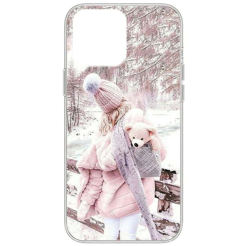 

TPU чехол Winter story для Apple iPhone 11 Pro (5.8") (Girl and bear)
