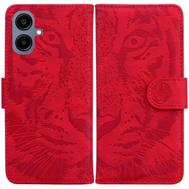 Шкіряний чохол-книжка Tiger для Samsung Galaxy A07 – Red. Фото 7 з 7