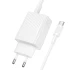 МЗП Borofone BAS76A Source PD30W+QC3.0 (1USB-A/1C) + кабель Type-C to Type-C – White. Фото 4 з 5